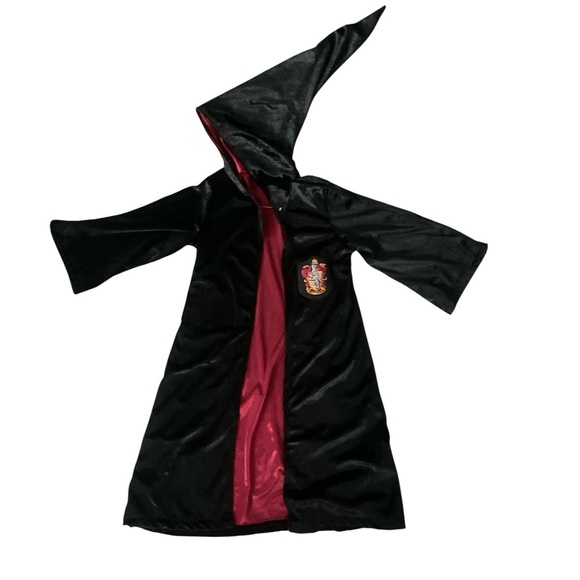 Harry Potter Deluxe Gryffindor Robe with Ron Weasley Wand  Kids Medium Universal - Picture 11 of 13